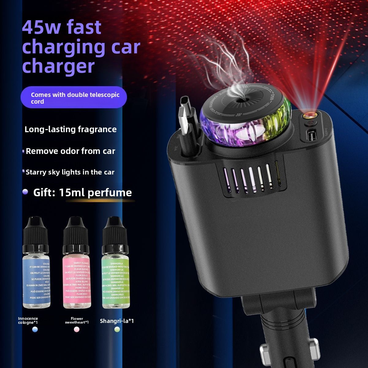 5 in 1 Fast Car Charger