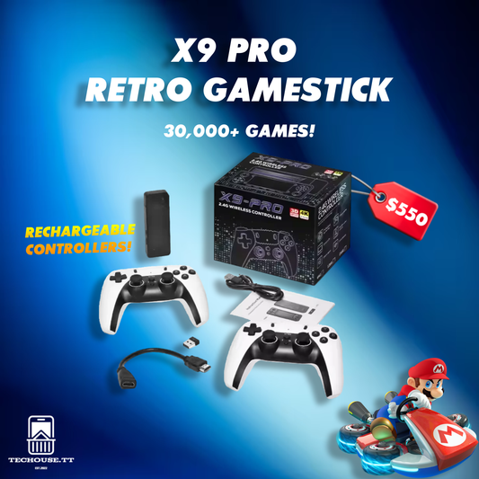 X9 PRO RETRO GAMESTICK (30,000+ Games)